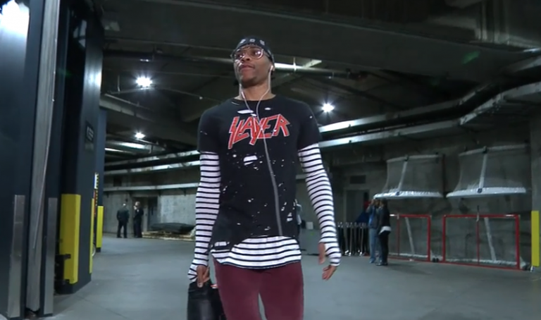 Thunder: Russell Westbrook wore this tonight to the Staples Center