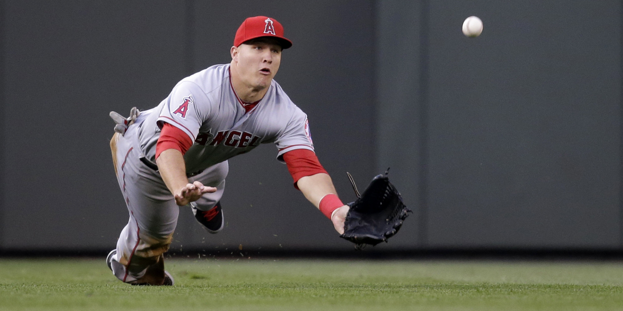 Mike Trout catch