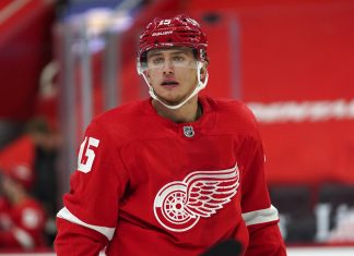 So the Red Wings placed Jakub Vrana on waivers Jakub Vrana has been placed on waivers by the Red Wings