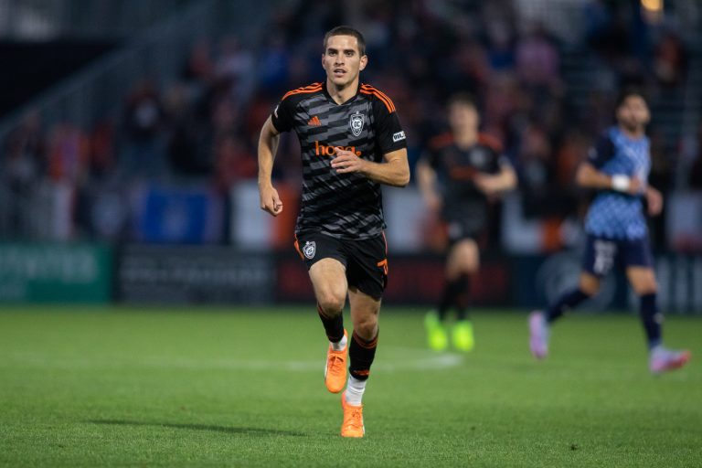 Milan Iloski of Orange County FC