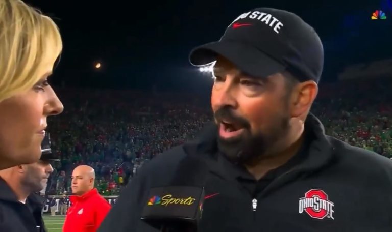 Ryan Day is very upset with Lou Holtz 🥴