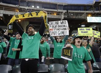 MLB Owners approve the Athletics’ move to Las Vegas Oakland Athletics fans