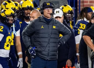 The Big Ten is suspending Jim Harbaugh for the rest of the regular season ❌ Jim Harbaugh has been suspended again.