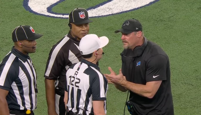 The Lions are 0-6 when Brad Allen has been the referee
