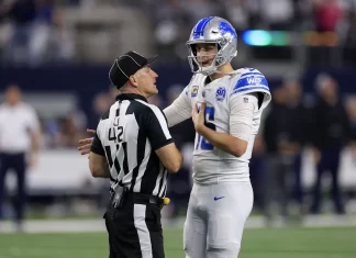 The NFL continues to double down on their screwups Lions QB Jared Goff