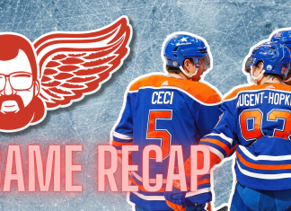 Mulleting over Hockeytown: The Red Wings lose to the Oilers after a disastrous third period