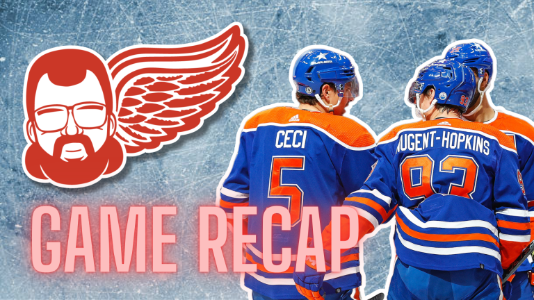 Mulleting over Hockeytown: The Red Wings lose to the Oilers after a disastrous third period