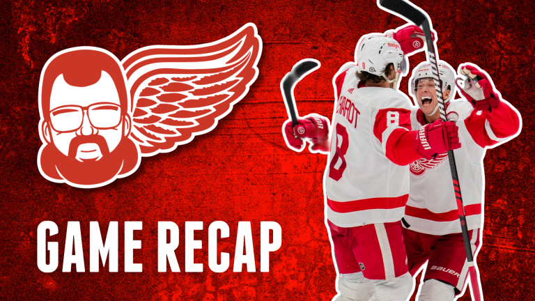 Mulleting over Hockeytown: The Red Wings beat the Kraken in OT finishing the road trip 2-2