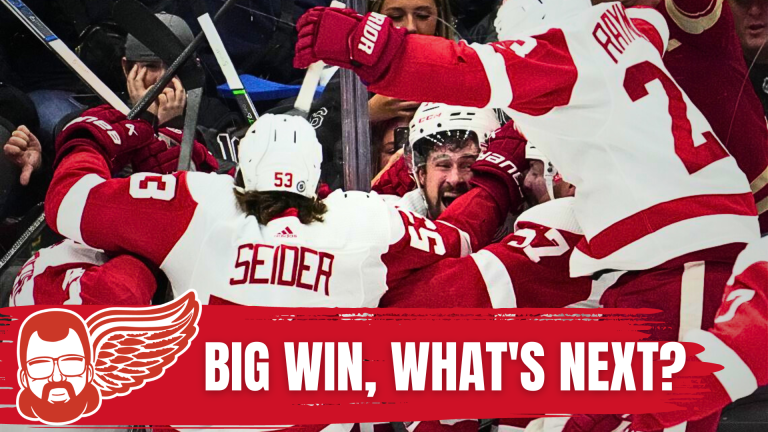 Detroit Red Wings get a massive win over the Toronto Maple Leafs.