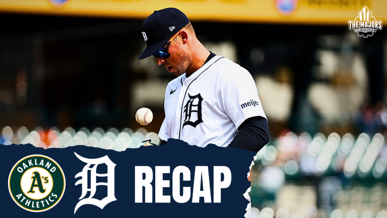 Oakland Athletics vs. Detroit Tigers series recap.