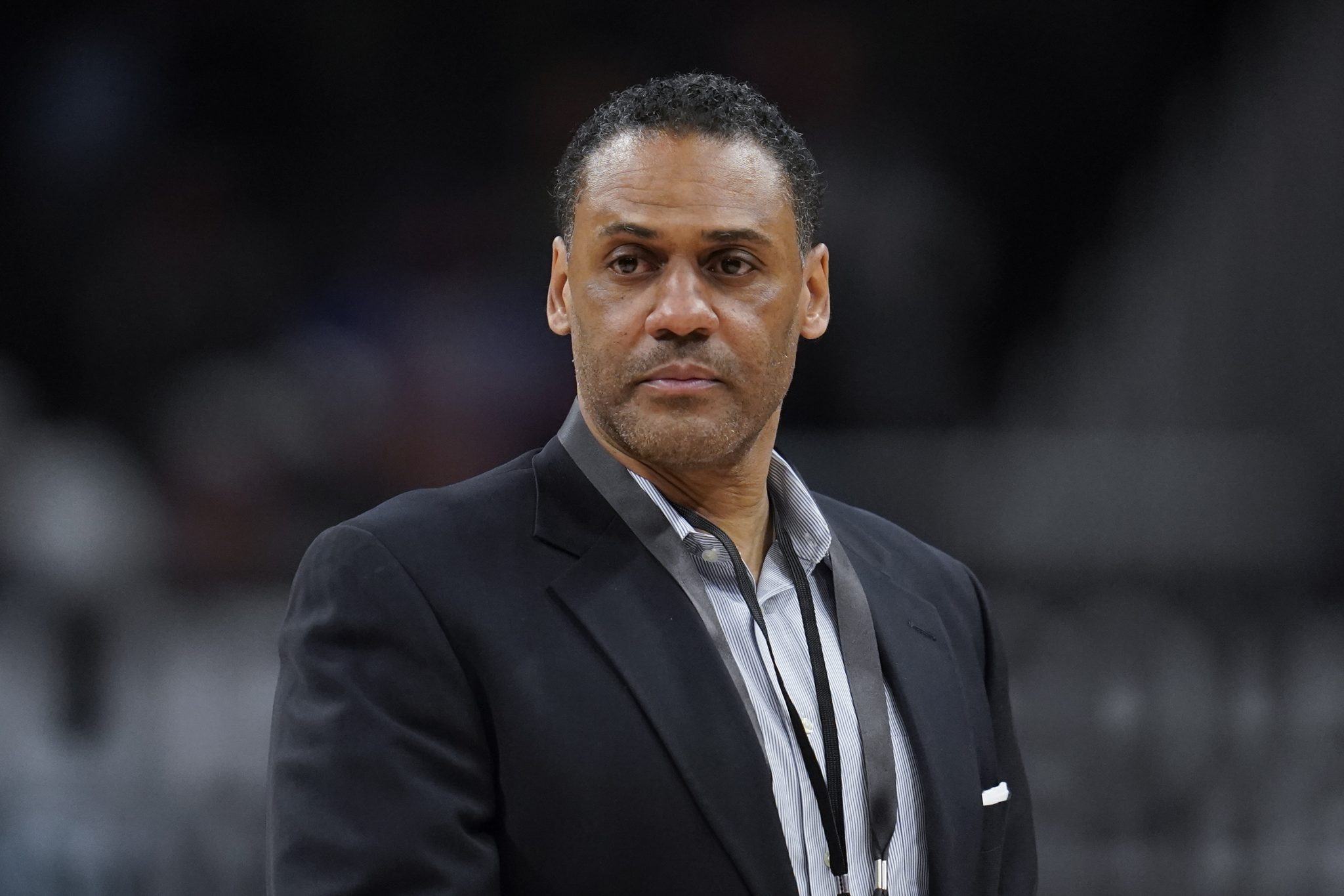 Former Pistons GM Troy Weaver.