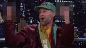 Jon Glaser repping Detroit City FC on the "Tonight Show".