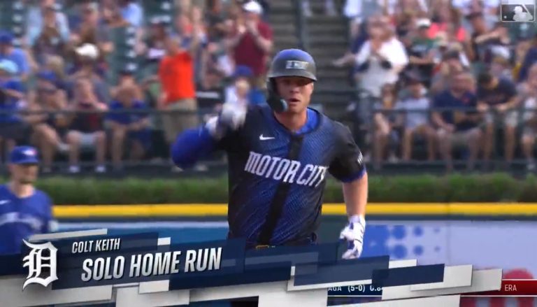 Tigers: Colt Keith hits first MLB homerun ☄️