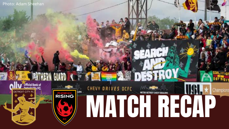 Detroit City FC and Phoenix Rising play to a 1-1 draw