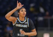 Angel Reese makes a young fan’s day Angel Reese of the Chicago Sky.