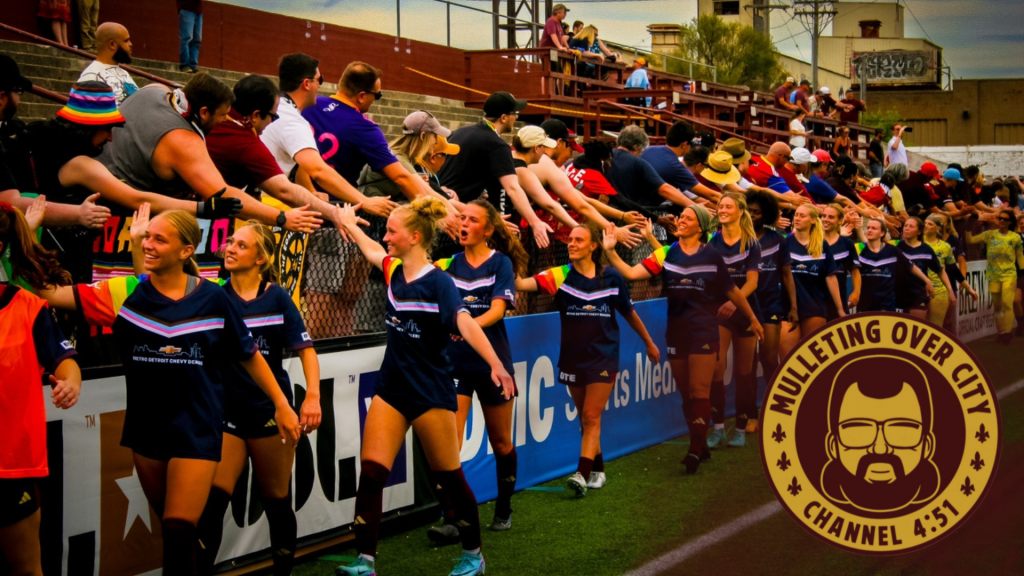 Detroit City FC women's team.