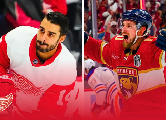 Mulleting over Hockeytown: Vladimir Tarasenko, Robby Fabbri, and Red Wings Free Agency 🐙 Robby Fabbri and Vladimir Tarasenko of the Detroit Red Wings.