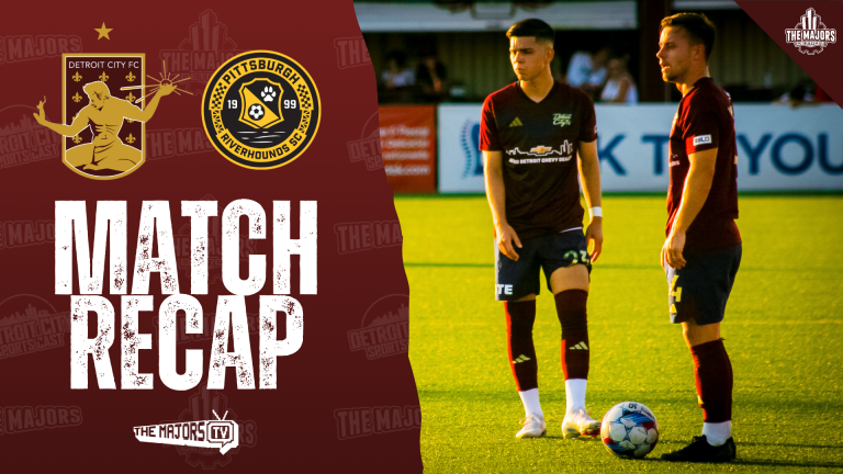 Detroit City FC and Pittsburgh Riverhounds play to a 0-0 draw 😶