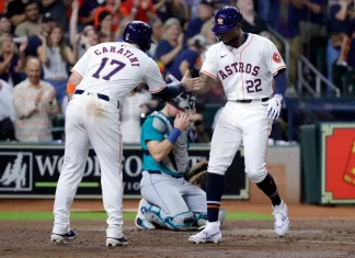 The Astros clinch the AL West for the fourth straight season Houston Astros clinch AL West.