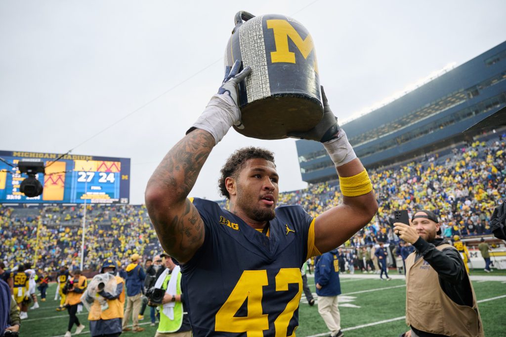 Michigan wins the Little Brown Jug