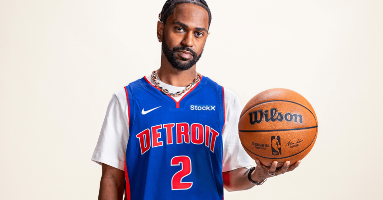 Big Sean and the Pistons reveal new jersey patch for the upcoming season