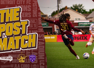 Detroit City FC downs Louisville City 2-1 Detroit City FC vs. Louisville City FC post match.