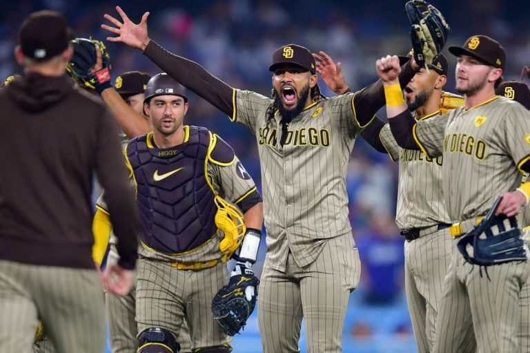 The Padres turn a triple-play to secure a spot in the postseason