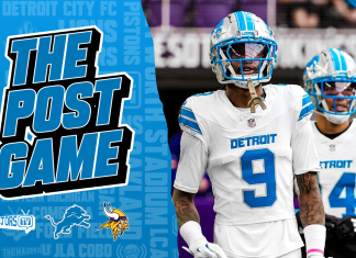 The Lions handed the Vikings their first loss of the season Detroit Lions vs. Minnesota Vikings post-game.