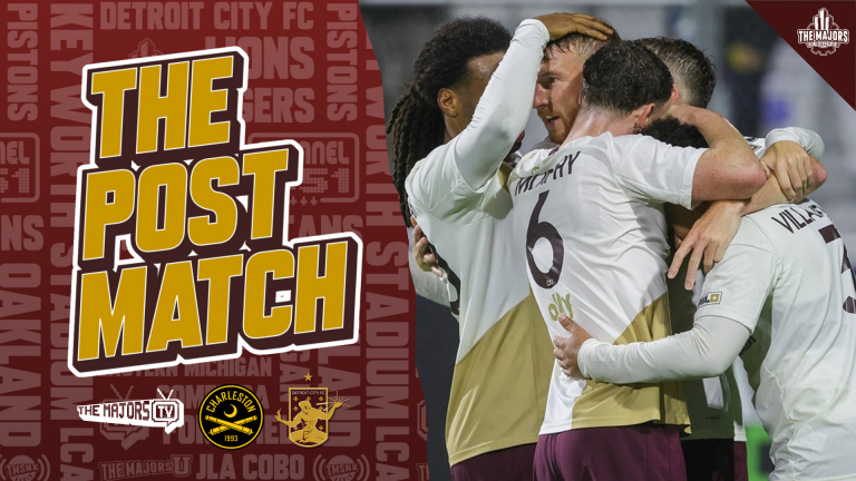 Detroit City FC comes away with a 2-2 draw against the Charleston Battery