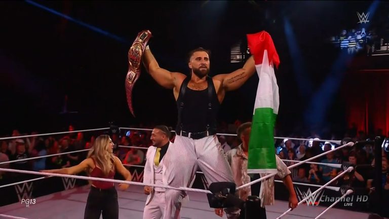 Tony D'Angelo wins the NXT North American title.