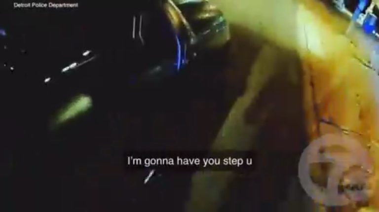 Lions: Body cam footage of the Jameson Williams arrest and release