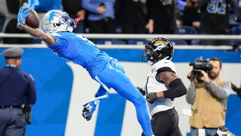 Lions' Jameson Williams "Beastquake" Celebration.