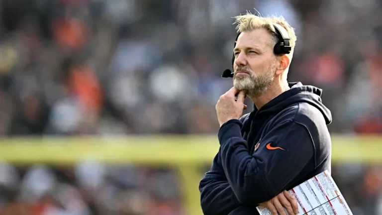 Former Bears head coach Matt Eberflus.