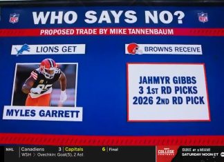WATCH: “Get Up” got up and left after this Lions trade proposal from Mike Tannenbaum 😳