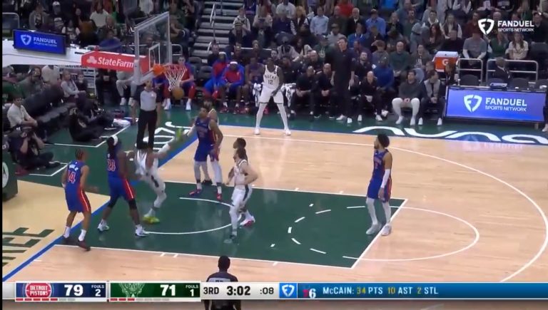 Isaiah Stewart ejected for a flagrant 2 on Giannis 😬