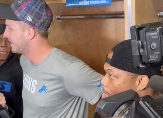 Lions: Sonic and Knuckles crash Jared Goff’s media availability