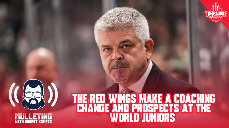 Mulleting: The Red Wings make a coaching change and prospects at the World Juniors 😳