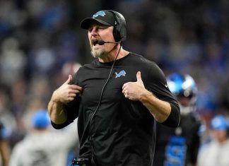 Dan Campbell delivers a monumental speech amid mounting injuries for the Lions Lions head coach Dan Campbell.