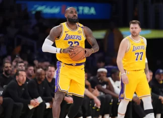 The new look Lakers look scary 😱 LeBron James and Luka Doncic of the Lakers.