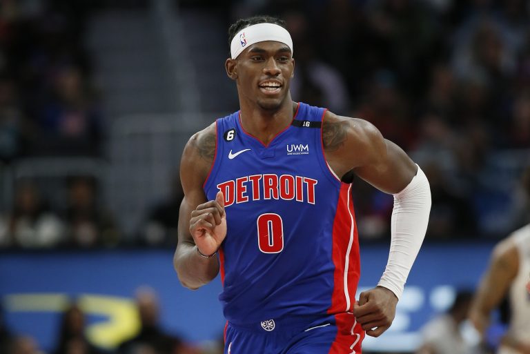 Pistons center Jalen Duren.