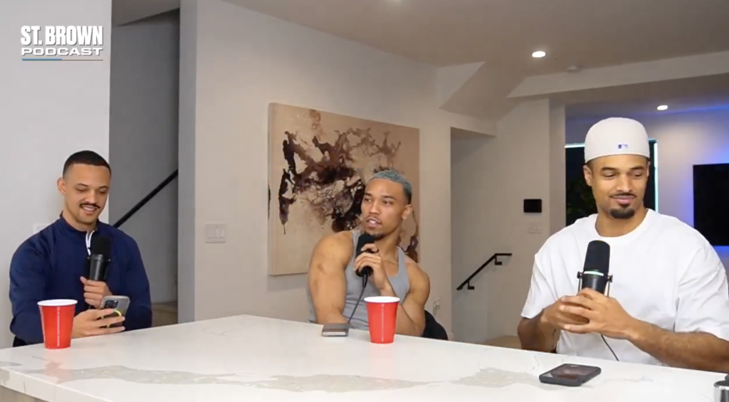 Lions WR Amon-Ra St. Brown.