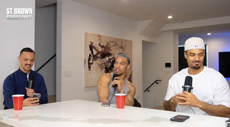 Lions WR Amon-Ra St. Brown.