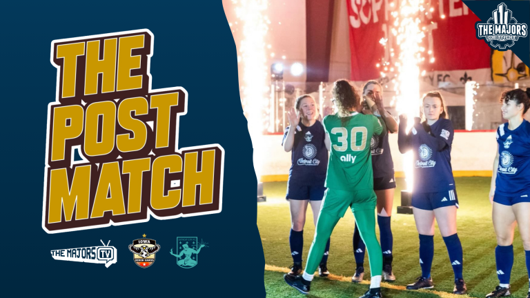 Detroit City FC post match.