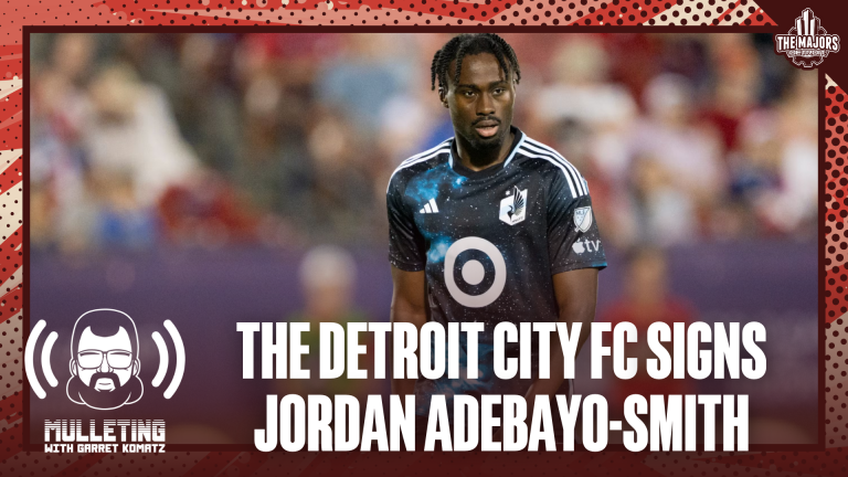 Detroit City FC signs Jordan Adebayo-Smith.