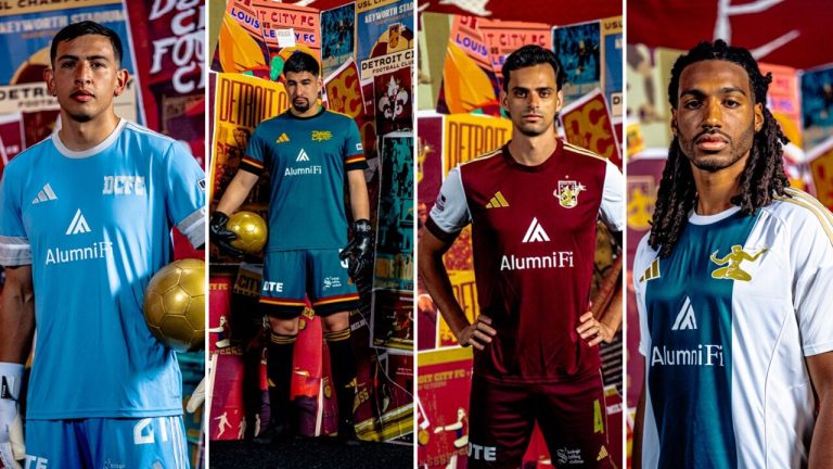 Detroit City FC 2025 kits.