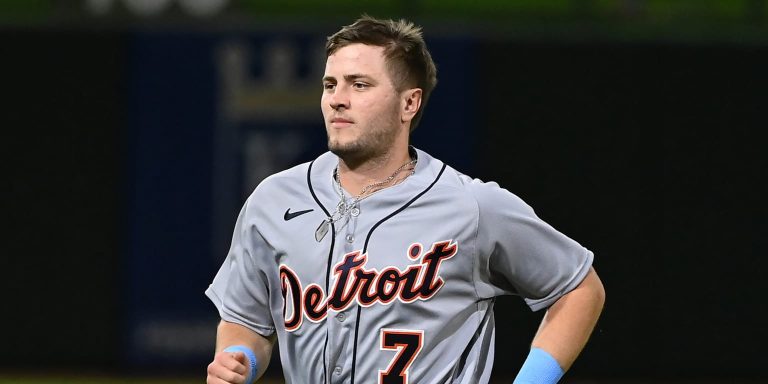 Tigers rookie third baseman Jace Jung.