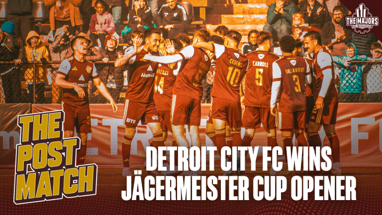 Detroit City FC wins the Jägermeister Cup opener