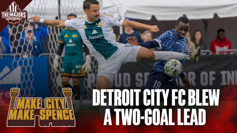Detroit City FC blew a two-goal lead.
