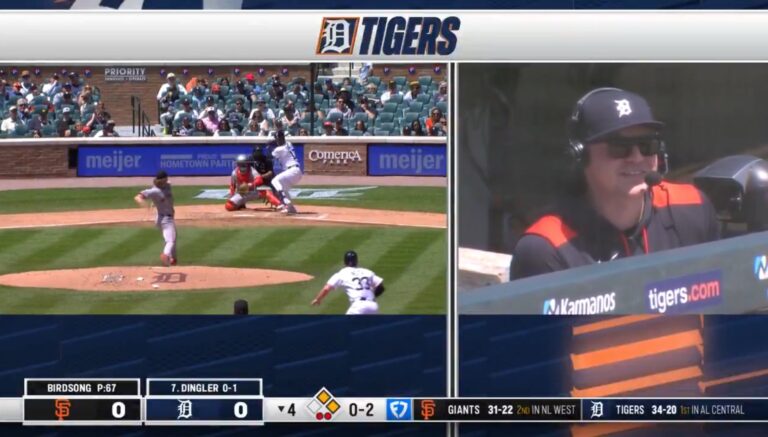 Skubs on the call for Dingler’s RBI single 🎙️