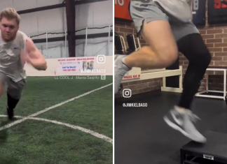 WATCH: Aidan is getting closer to terrorizing offensive lines 👀